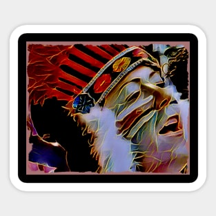 Warrior woman Sticker